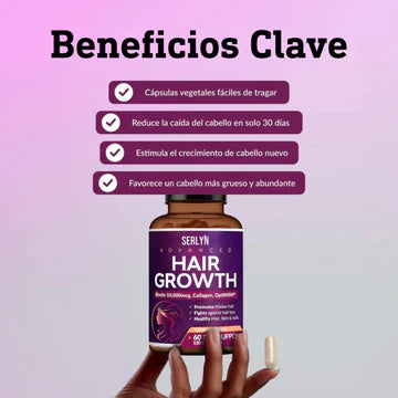 Hair Growth 2 x 1 – ¡Detén la Caída y Activa el Crecimiento Desde 7 Días!