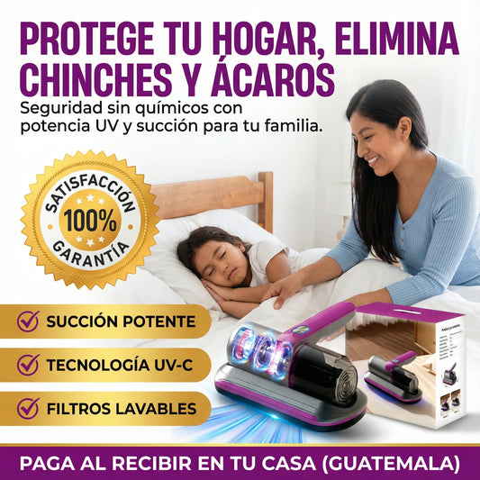 Aspiradora Anti-Chinches y Acaros | Eliminá chinches y alergias al dormir